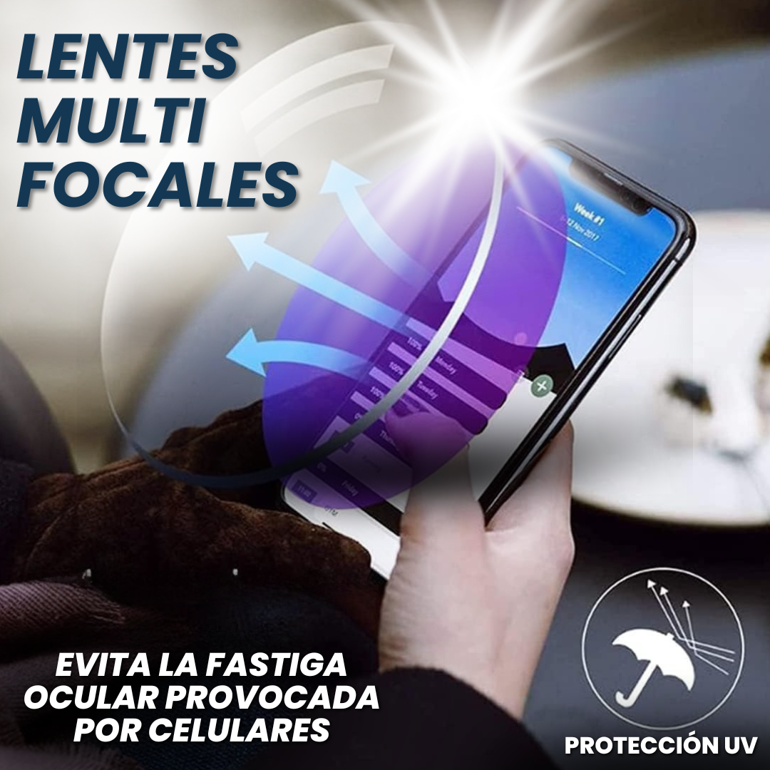 Lentes Multifocales | Compra 1 e Recibe +1 GRATIS | Con Estuche de Cuero + Envío Gratis 🎁